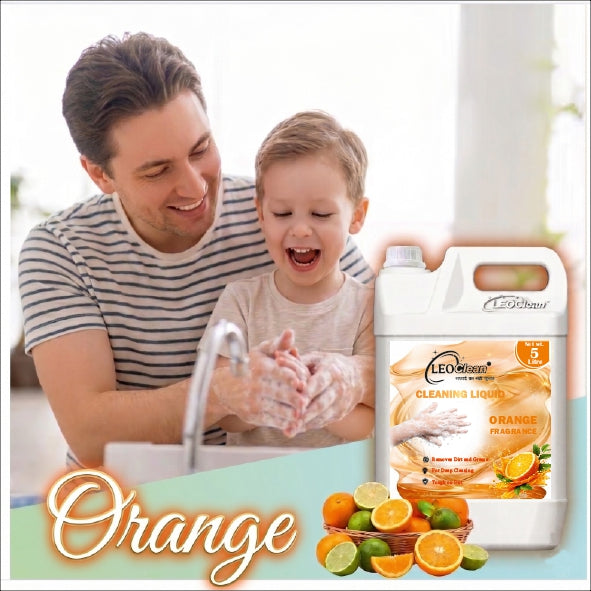 Cleaning Liquid - Orange - 5 ltr