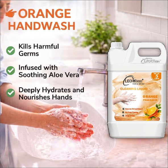 Cleaning Liquid - Orange - 5 ltr