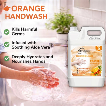 Cleaning Liquid - Orange - 5 ltr
